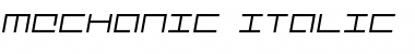 Download Mechanic Italic Font
