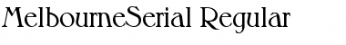 Download MelbourneSerial Regular Font