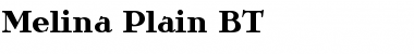 Melina Plain BT Font
