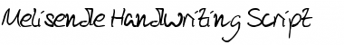 Download Melisende Handwriting Script Regular Font