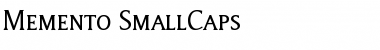 Download Memento SmallCaps Regular Font