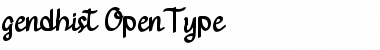 Download Gendhist Demo Font