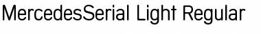 Download MercedesSerial-Light Regular Font