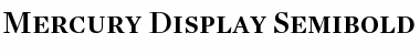 Download Mercury Display Font