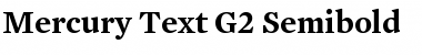 Download Mercury Text G2 SemiBold Font