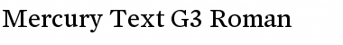 Download Mercury Text G3 Regular Font