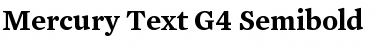Download Mercury Text G4 SemiBold Font