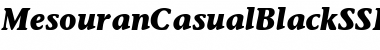 Download MesouranCasualBlackSSK Italic Font