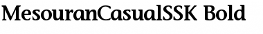 Download MesouranCasualSSK Bold Font