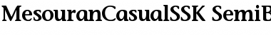 Download MesouranCasualSSK SemiBold Font