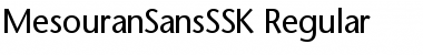 Download MesouranSansSSK Regular Font