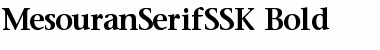 Download MesouranSerifSSK Font