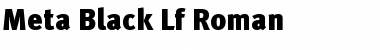 Download Meta Black Roman Font