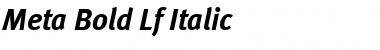 Download Meta Bold Italic Font