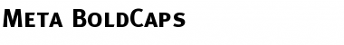 Download Meta BoldCaps Font