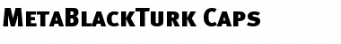 Download MetaBlackTurk Black Font