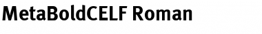 Download MetaBoldCELF Roman Font
