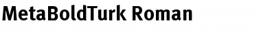 Download MetaBoldTurk Roman Font