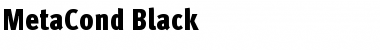 Download MetaCond Black Font