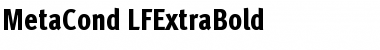 Download MetaCond ExtraBold Font
