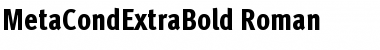 Download MetaCondExtraBold Roman Font