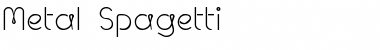 Download Metal Spagetti Regular Font