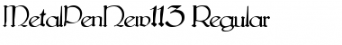 Download MetalPenNew113 Regular Font