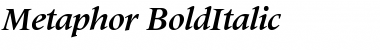 Download Metaphor BoldItalic Font