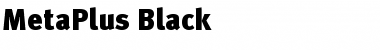 Download MetaPlus Black Font