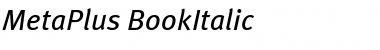 Download MetaPlus Italic Font