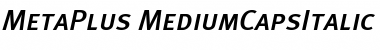 Download MetaPlus Medium Italic Font