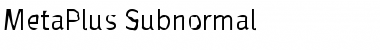 Download MetaPlus Font