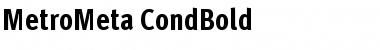 Download MetroMeta Bold Font