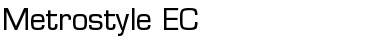 Download Metrostyle EC Regular Font