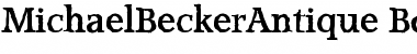 Download MichaelBeckerAntique Bold Font