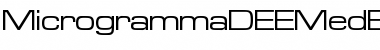 Download MicrogrammaDEEMedExt Regular Font