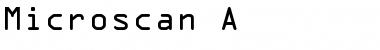 Download Microscan A Regular Font