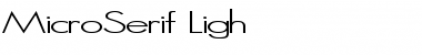 Download MicroSerif-Ligh Regular Font