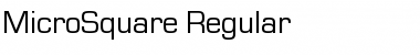 Download MicroSquare Regular Font