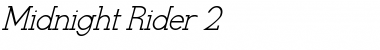 Download Midnight Rider 2 Italic Font