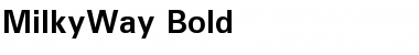 Download MilkyWay Bold Regular Font
