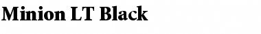 Download Minion LT Black Regular Font