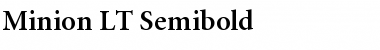 Download Minion LT Bold Font