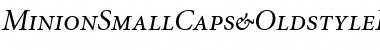 Download MinionSmallCaps&OldstyleFigures RomanItalic Font