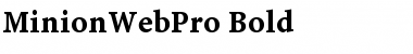 Download Minion Web Pro Bold Font