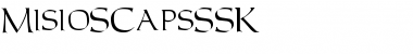 Download MisioSCapsSSK Regular Font