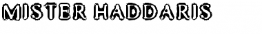Download Mister Haddaris Regular Font
