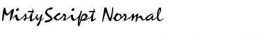 Download MistyScript Normal Font