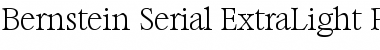 Download Bernstein-Serial-ExtraLight Regular Font