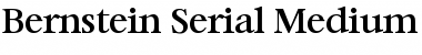 Download Bernstein-Serial-Medium Regular Font